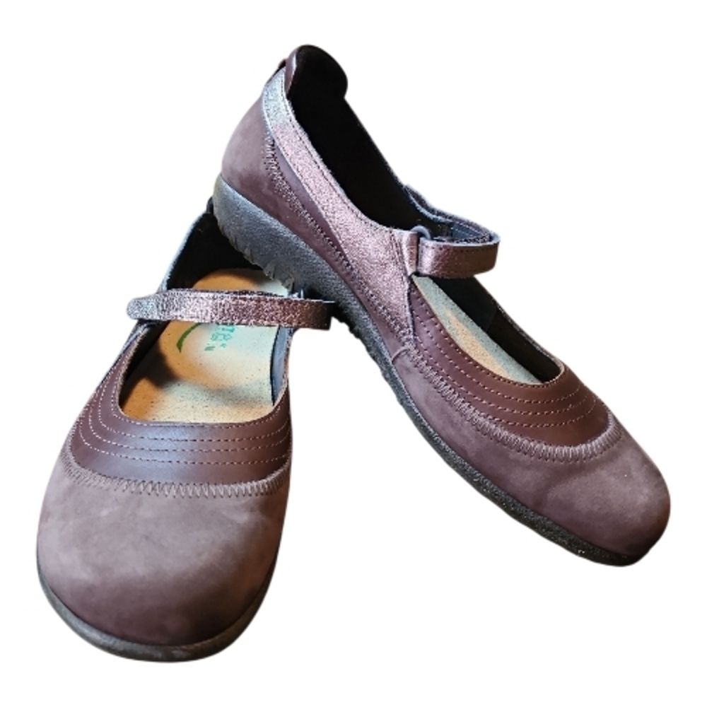 NAOT | Leather Kirei Mary Jane Flats Copper Strap Israel | EU 41‎ US 10 10.5